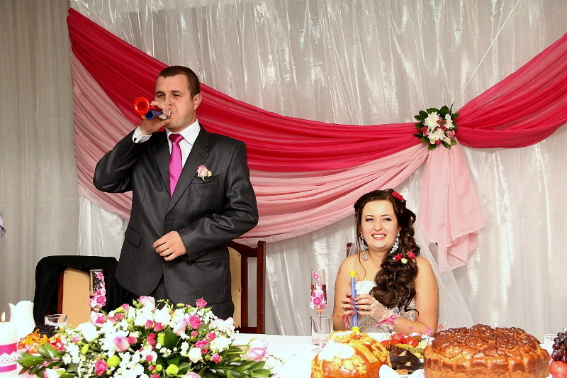 фотосъемка свадебного банкета